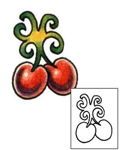 Cherry Tattoo For Women tattoo | PLF-00922