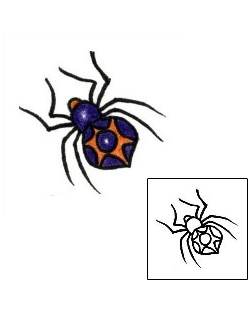 Spider Tattoo Insects tattoo | PLF-00994
