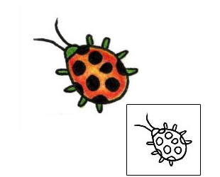 Ladybug Tattoo Insects tattoo | PLF-01018