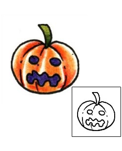 Pumpkin Tattoo Horror tattoo | PLF-01037