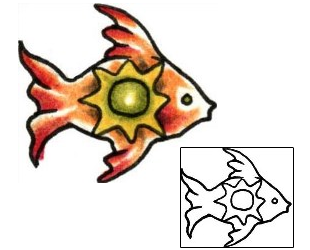 Sea Creature Tattoo Marine Life tattoo | PLF-01045