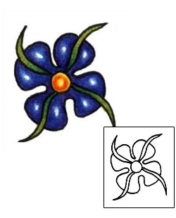 Flower Tattoo Specific Body Parts tattoo | PLF-01048