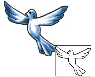 Bird Tattoo Religious & Spiritual tattoo | PLF-01056