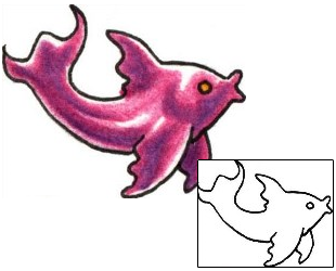 Sea Creature Tattoo Marine Life tattoo | PLF-01058