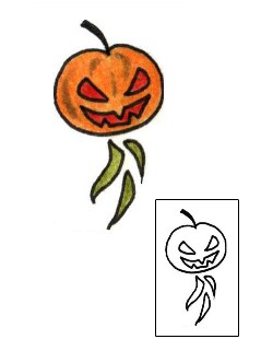 Pumpkin Tattoo Specific Body Parts tattoo | PLF-01076