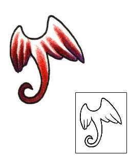 Wings Tattoo For Women tattoo | PLF-01129