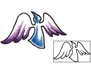Angel Tattoo Religious & Spiritual tattoo | PLF-01137