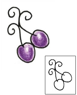 Cherry Tattoo Specific Body Parts tattoo | PLF-01170