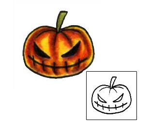 Pumpkin Tattoo Horror tattoo | PLF-01190