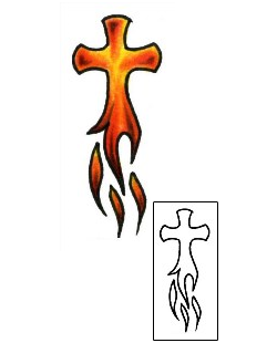 Fire – Flames Tattoo Religious & Spiritual tattoo | PLF-01223