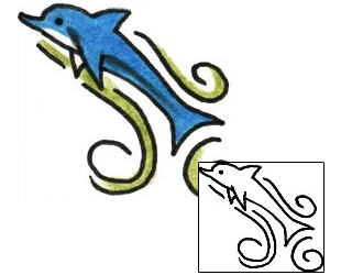 Sea Creature Tattoo Marine Life tattoo | PLF-01239