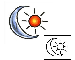 Sun Tattoo Astronomy tattoo | PLF-01244