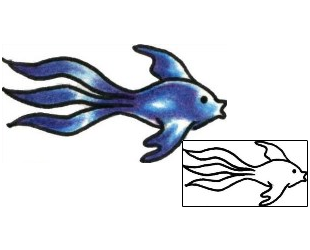 Fish Tattoo Marine Life tattoo | PLF-01248