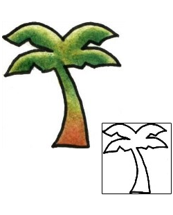 Palm Tree Tattoo Specific Body Parts tattoo | PLF-01249