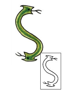 Reptiles & Amphibians Tattoo Specific Body Parts tattoo | PLF-01252