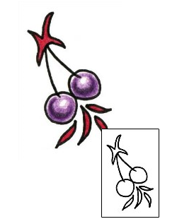 Cherry Tattoo Specific Body Parts tattoo | PLF-01257