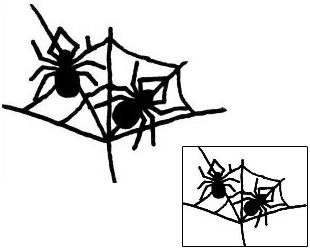 Spider Web Tattoo Insects tattoo | PLF-01261