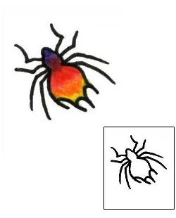 Spider Tattoo Insects tattoo | PLF-01265