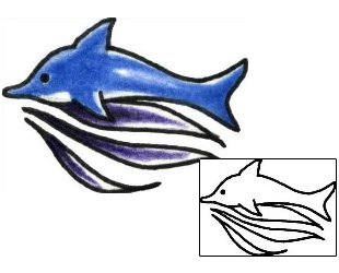 Sea Creature Tattoo Marine Life tattoo | PLF-01267
