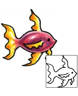 Fish Tattoo Marine Life tattoo | PLF-01279