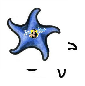 Sea Creature Tattoo marine-life-starfish-tattoos-pablo-lordi-plf-01285
