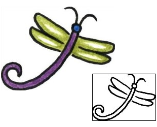 Dragonfly Tattoo For Women tattoo | PLF-01296