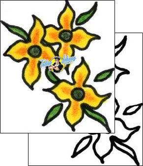 Flower Tattoo plant-life-flowers-tattoos-pablo-lordi-plf-01330