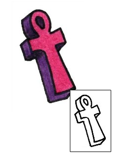 Ankh Tattoo Religious & Spiritual tattoo | PLF-01347