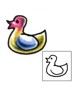 Duck Tattoo Specific Body Parts tattoo | PLF-01351