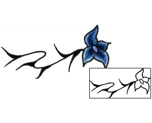 Flower Tattoo Specific Body Parts tattoo | PLF-01368