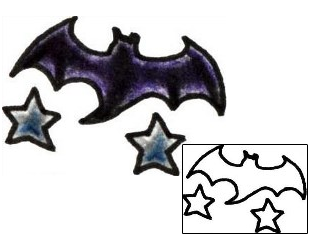 Bat Tattoo For Women tattoo | PLF-01399