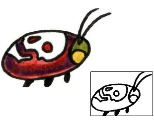 Ladybug Tattoo Insects tattoo | PLF-01404