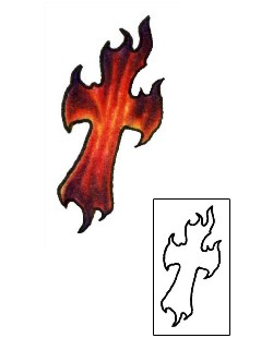 Fire – Flames Tattoo Religious & Spiritual tattoo | PLF-01409