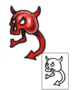 Devil - Demon Tattoo Horror tattoo | PLF-01437