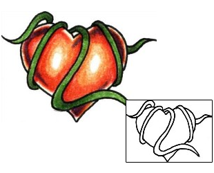 Heart Tattoo PLF-01518