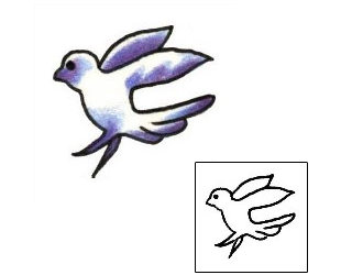 Dove Tattoo Religious & Spiritual tattoo | PLF-01539