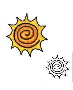 Sun Tattoo Astronomy tattoo | PLF-01545