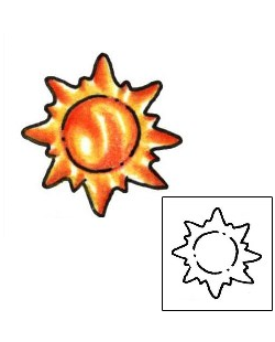 Sun Tattoo Astronomy tattoo | PLF-01554