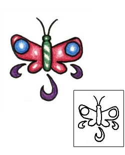 Butterfly Tattoo For Women tattoo | PLF-01597