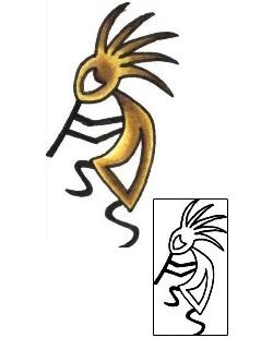 Kokopelli Tattoo Miscellaneous tattoo | PLF-01612