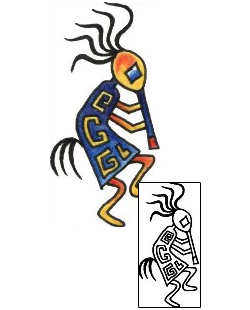 Kokopelli Tattoo Miscellaneous tattoo | PLF-01613