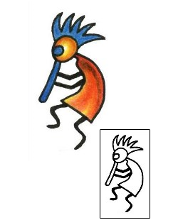 Kokopelli Tattoo Miscellaneous tattoo | PLF-01628