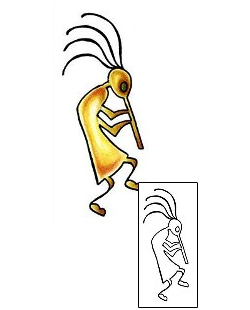 Kokopelli Tattoo Miscellaneous tattoo | PLF-01649