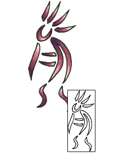 Kokopelli Tattoo Miscellaneous tattoo | PLF-01669