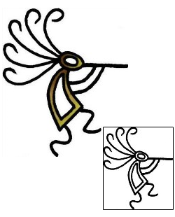 Kokopelli Tattoo Miscellaneous tattoo | PLF-01714