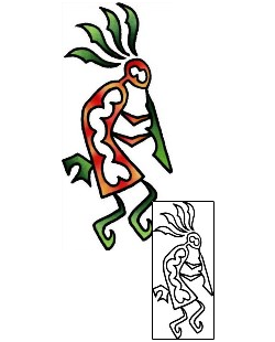 Kokopelli Tattoo Miscellaneous tattoo | PLF-01739