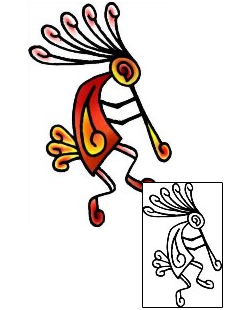 Kokopelli Tattoo Miscellaneous tattoo | PLF-01760