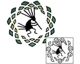 Kokopelli Tattoo Miscellaneous tattoo | PLF-01766