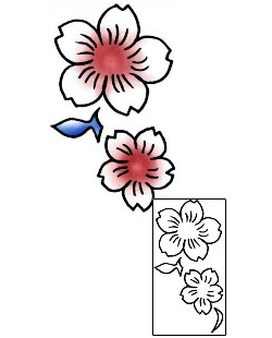 Cherry Blossom Tattoo Plant Life tattoo | PLF-01836
