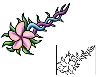 Plumeria Tattoo Plant Life tattoo | PLF-01853